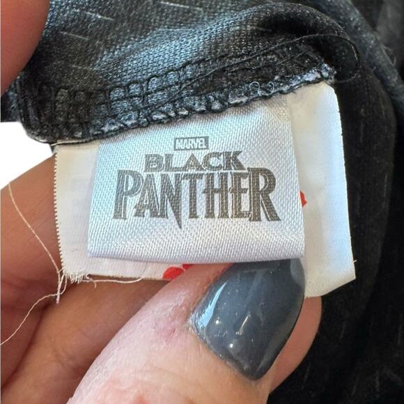 MARVEL RUBIE’S Black Panther Costume Size 10-12 years Battery operated light up - Picture 5 of 13
